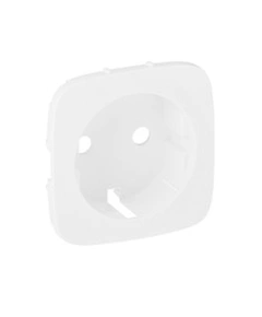 Лицьова панель для розетки 2К+3, Valena Allure, колір білий