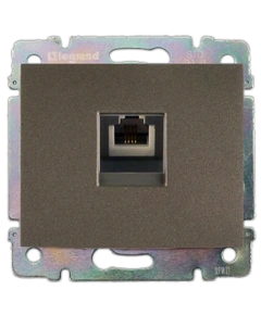 Панель телефонной розетки TF-1 «Galea Life» цвет темная бронза