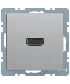 HDMI-розетка, подключение сзади под углом 90 град., алюминий, Q.1/Q.3/Q7 3315436084