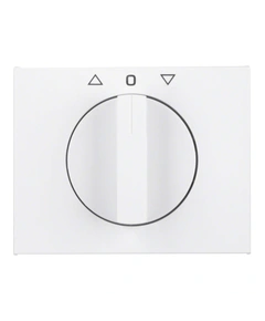 Накладка поворотного выключателя для жалюзи, полярная белизна, «K.1» 10777109