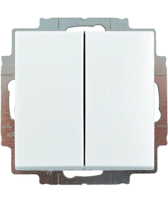 Выключатель 2-кл. проходной Basic 55 белый 2006/6/6 UC-94-507