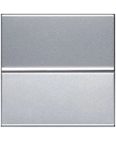 Вимикач 1-клавішний Zenit срібний