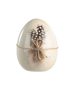 Декоративна фігурка Пасхальне яйце з пером SENDAYA Eglo Living 427899