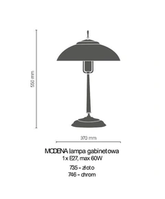 Настільна лампа Amplex MODENA 735