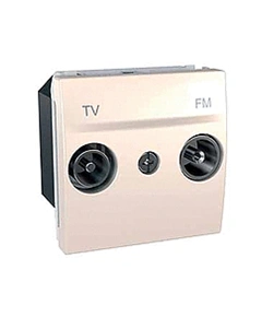 Розетка телевизионная одиночная ТV-R 2-м. Unica слоновая кость MGU3.451.25