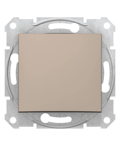 Выключатель 1-клавишный цвет титана "Sedna" SDN0100168