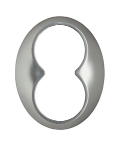 Рамка для двойной розетки RENOVA сталь, WDE011443
