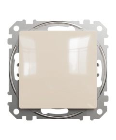 Кнопочный выключатель 1-кл SE Sedna Design SDD112111 бежевый