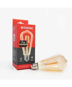 LED лампа ETRON Filament 1-EFP-163 ST64 E27 7W золото