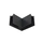 З'єднувач кутовий накладний Nowodvorski 10164 LVM Horizontal Corner IP20 Bl