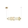 Підвісний світильник Italux PND-24352-40W-AB-AMB Sonte Led 1x40W 3000K 5094Lm IP20 Gold Підвісний світильник Italux PND-24352-40W-AB-AMB Sonte Led 1x40W 3000K 5094Lm IP20 Gold