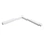 Магнитный трековый светильник AZzardo SAGA TRACK MAGNETIC CORNER B 24W MILKY120 3000K WH AZ4618 Магнитный трековый светильник AZzardo SAGA TRACK MAGNETIC CORNER B 24W MILKY120 3000K WH AZ4618