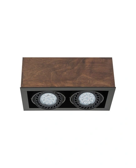 Точечный светильник Nowodvorski 7650 Box es111 GU10, ES111 2x15W IP20 Brown
