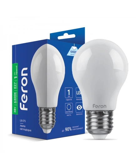Светодиодная лампа Feron LB-375 3Вт E27 6400K 25920
