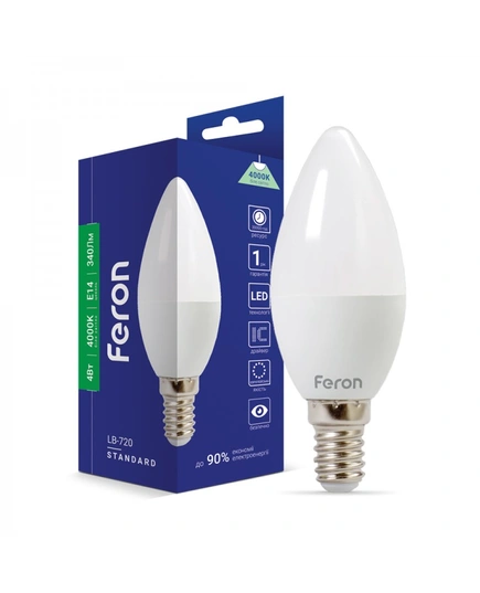 Світлодіодна лампа Feron LB-720 4Вт E14 4000K
