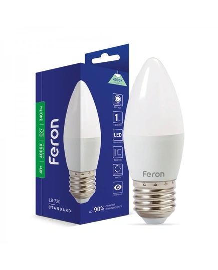 Светодиодная лампа Feron LB-720 4Вт E27 4000K 25670