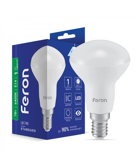 Світлодіодна лампа Feron LB-740 7Вт E14 6400K