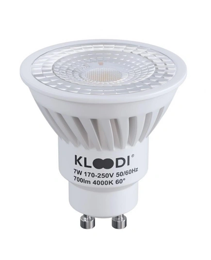 Лампа LED GU10 7W 4000К 700Lm KLOODI KDGU10-7WSMD 4K 60D
