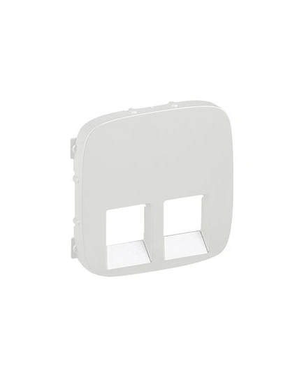 Лицьова панель для розетки 2x RJ45, Valena Allure, колір перлів