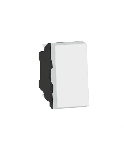 Вимикач кнопковий 1 модуль 6А 250В MOSAIC NEW 278030L колір білий