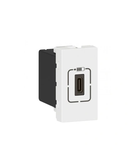 Розетка USB-C 1,5A 7,5Вт 1 модуль MOSAIC 77589 колір білий