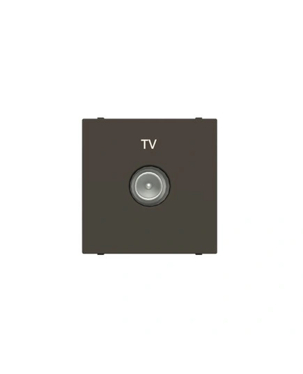 Розетка TV індивідуальна, 2 мод. N2250.7 AN, Zenit колір антрацит