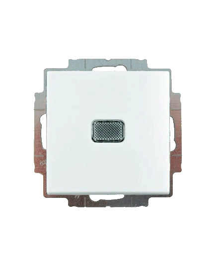 Выключатель 1-кл.с подсветкой Basic 55 белый 2006/1 UCGL-94-507