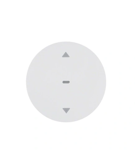 Кнопка для сенсорного жалюзийного выключателя, полярная белизна (глянцевая), R.1, R.3, 85241139