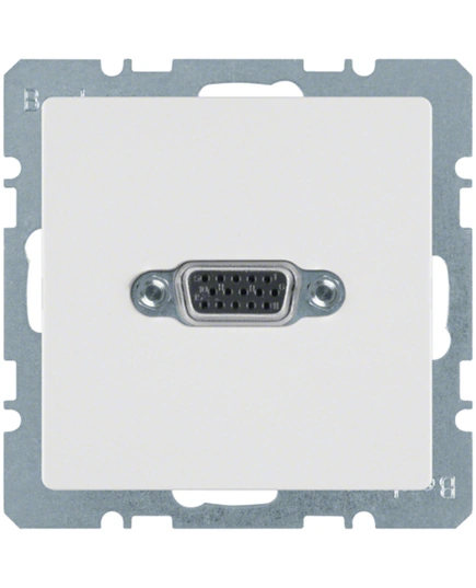 VGA-розетка с винтовыми клеммами, полярная белизна, Q.1/Q.3/Q7 3315416089