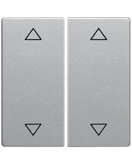 Клавіші для 2-клавішних вимикачів із двома знаками "Стрілка", алюміній, «Q.1»/«Q.3»/«Q7» 16446084