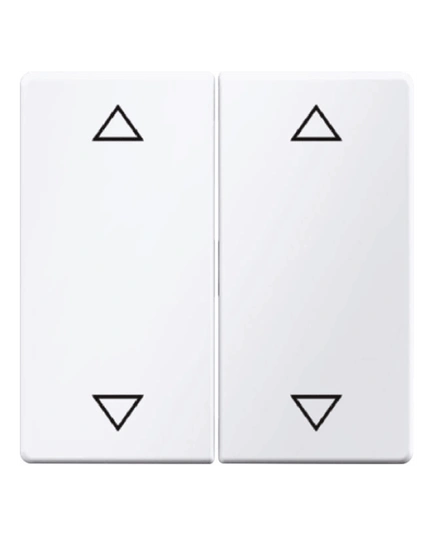 Клавіші для 2-клавішних вимикачів з двома знаками "Стрілка", полярна білизна, Q.1/Q.3/Q7 16446089