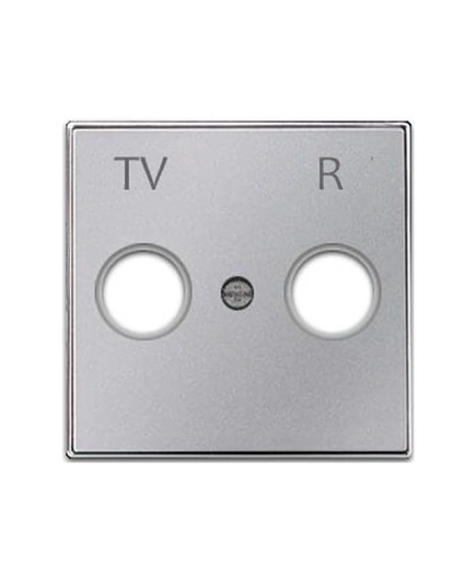 Панель телевізійної розетки TV/R, Sky Niessen, колір срібний