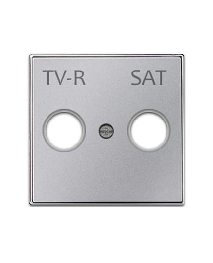 Панель розетки телевізійної TV-R/SAT, Sky Niessen, колір срібний