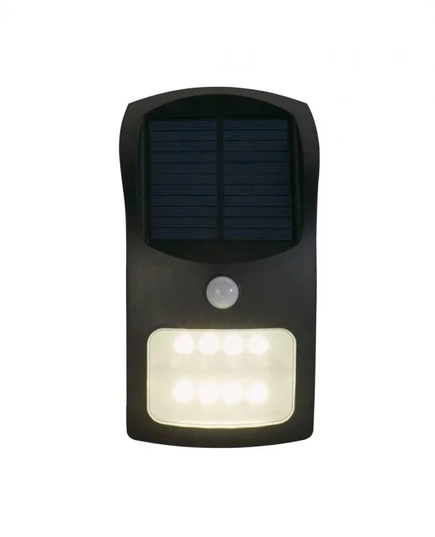 Світильник вуличний Searchlight 67420BK SOLAR, з датчиком руху