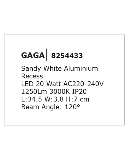 Лінійний світильник Nova Luce GAGA 8254433