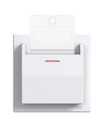 Картковий вимикач мех. "Asfora", (колір білий) EPH6200121