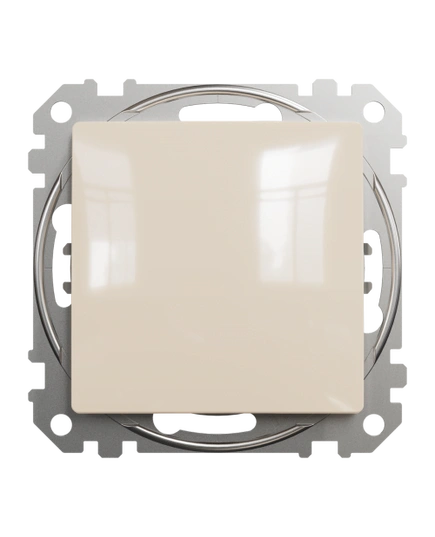 Кнопочный выключатель 1-кл SE Sedna Design SDD112111 бежевый