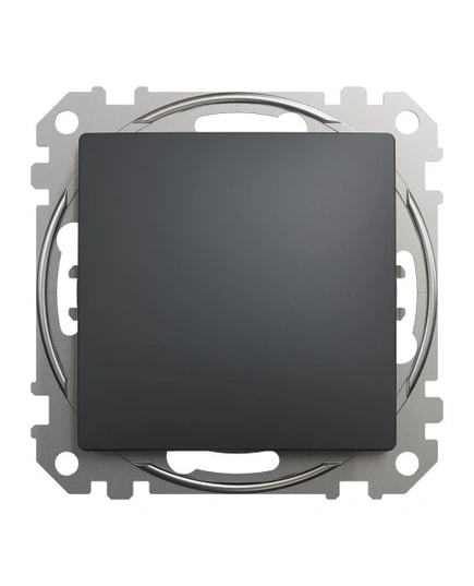 Кнопочный выключатель 1-кл SE Sedna Design SDD114111 черный