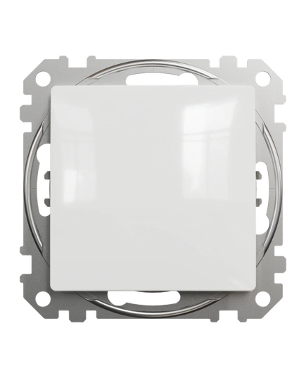 Кнопковий вимикач 1-кл SE Sedna Design SDD111111 білий