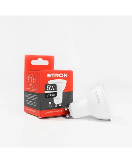 LED лампа ETRON Light 1-ELP-068 MR16 6W 4200K 220V GU10