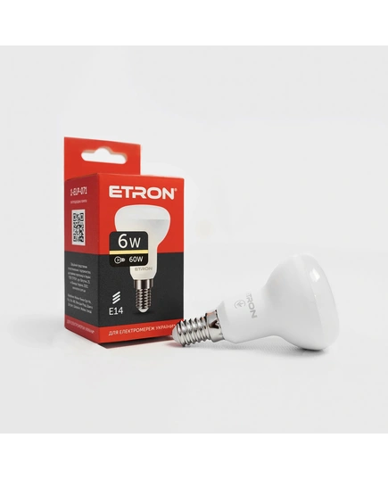 LED лампа ETRON Light 1-ELP-071 R50 6W 3000K 220V E14