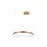 Подвесной светильник AZzardo AGNES PENDANT 58 DIMM CCT SWITCH GO AZ5020