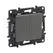 Переключатель 2-кл 10А клеммы Legrand NILOE STEP 863408 цвет cталь