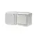 Выключатель 1-кл + Розетка с заземлением IP44 Forix™ 782371, цвет белый