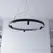 Люстра MJ-Light LOOP D740 4000K BK 12031