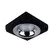 Врізний точковий світильник MJ-Light PRD 3557S-1 BK + PRD 3557-2 CH