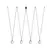 Подвесной светильник Nowodvorski 10354 SLING G9 4x12W IP20 Bl