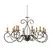 Люстра CARRARA Ondaluce LP.CARRARA/12-BRO
