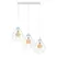 Люстра (світильник підвісний) Crystal C235-450-3 White Atmolight
