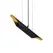 Люстра (світильник підвісний) Bat P57х450 BlackGold Atmolight